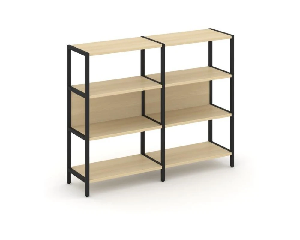 Двухсекционный стеллаж трехярусный Шелф Систем / Shelf System