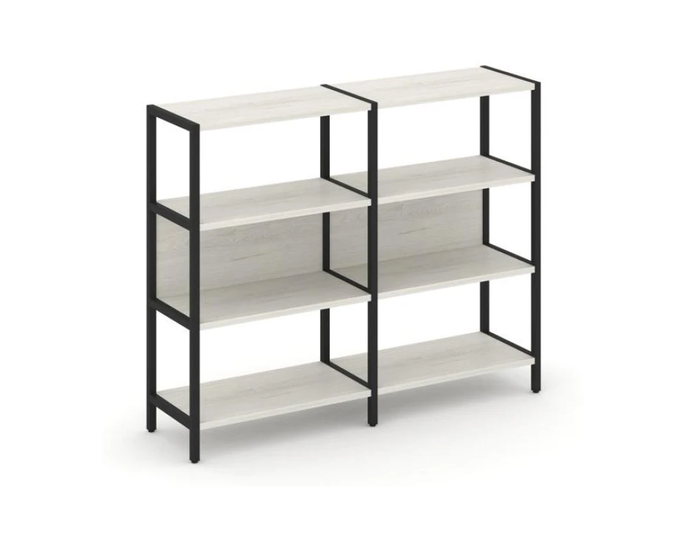 Двухсекционный стеллаж трехярусный Шелф Систем / Shelf System