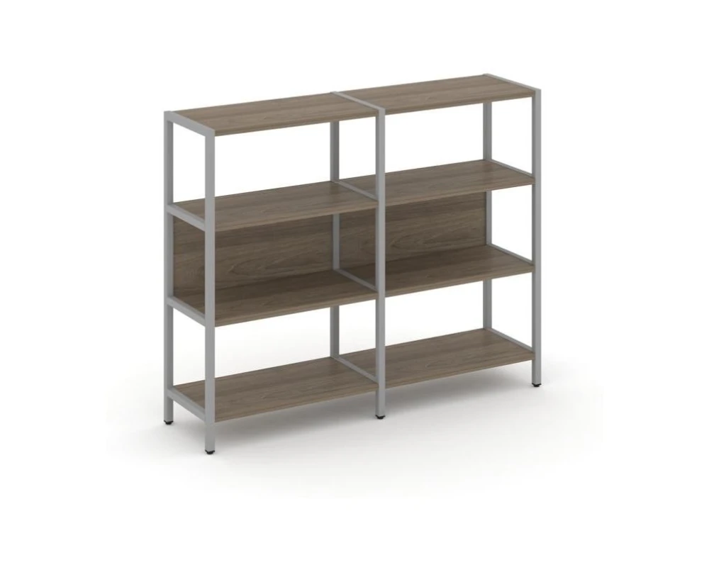 Двухсекционный стеллаж трехярусный Шелф Систем / Shelf System