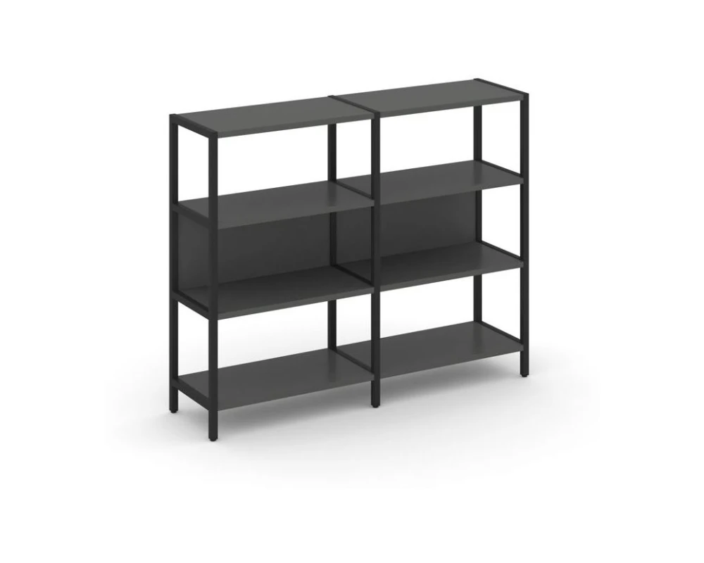Двухсекционный стеллаж трехярусный Шелф Систем / Shelf System
