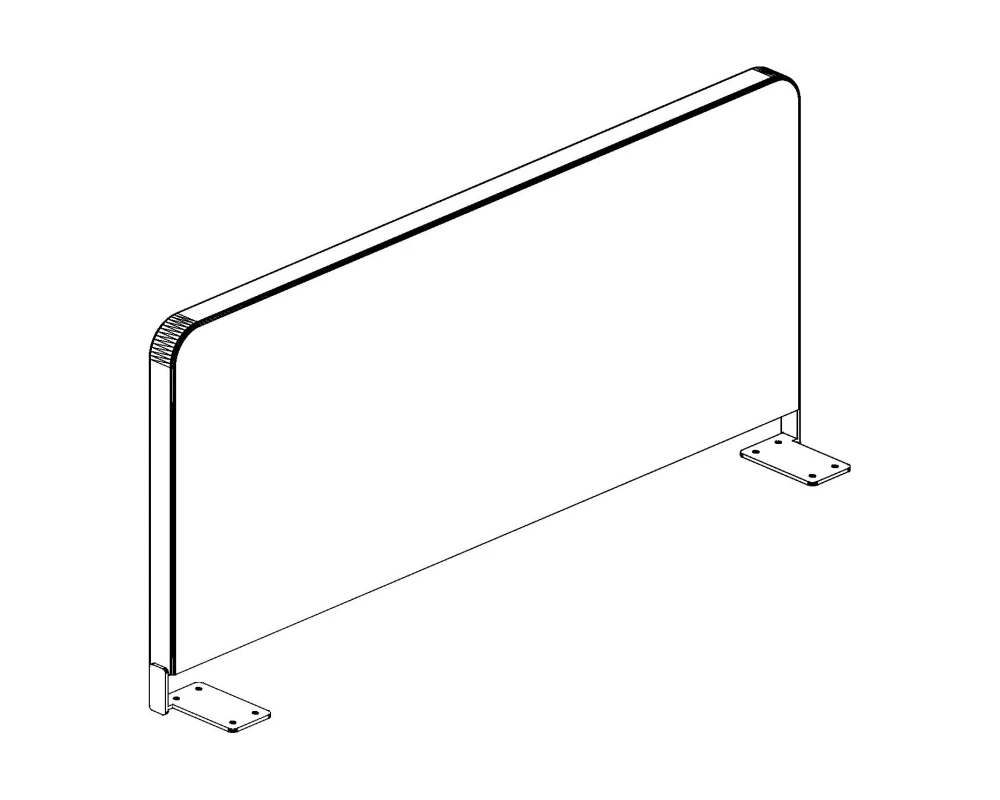 Экран боковой ЛДСП 800х16х397 Стайл Проджект / Style Project