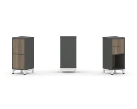 Набор стеллажа 1 сторон., 2 яр. 387x400x881 Стайл Проджект / Style Project images