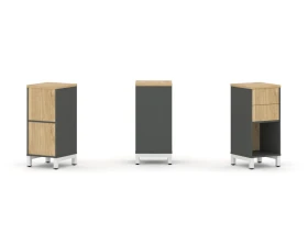 Набор стеллажа 1 сторон., 2 яр. 387x400x881 Стайл Проджект / Style Project images