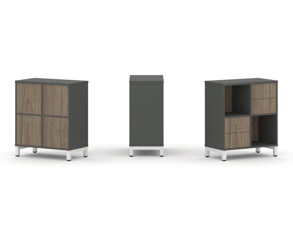 Набор стеллажа 1 сторон., 2 яр. 754x400x881 Стайл Проджект / Style Project