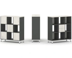 Набор стеллажа 1 сторон., 3 яр. 1121x400x1248 Стайл Проджект / Style Project images