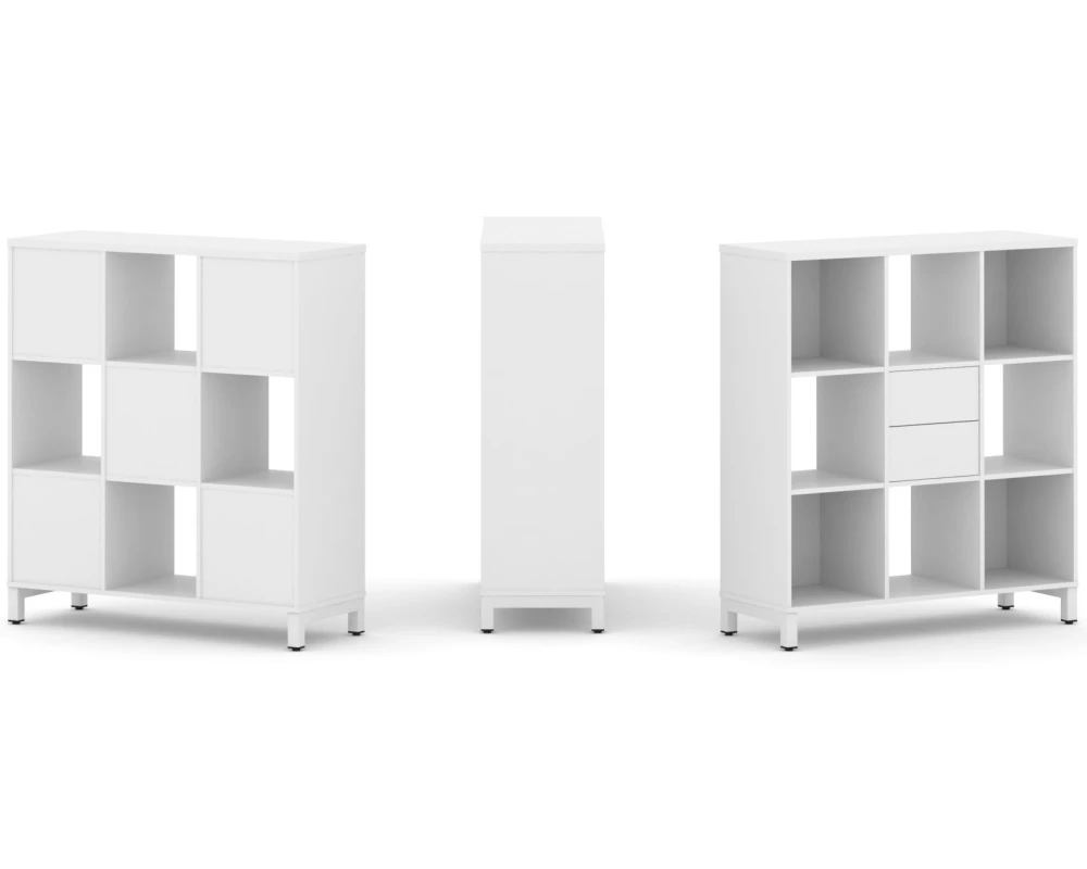 Набор стеллажа 1 сторон., 3 яр. 1121x400x1248 Стайл Проджект / Style Project