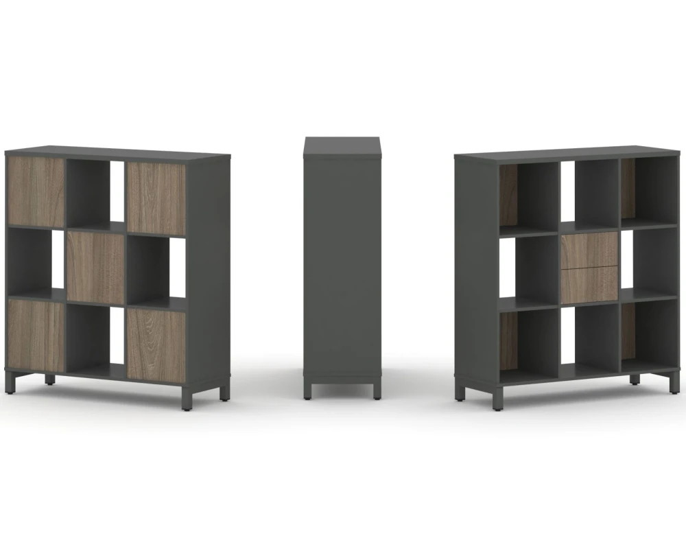 Набор стеллажа 1 сторон., 3 яр. 1121x400x1248 Стайл Проджект / Style Project