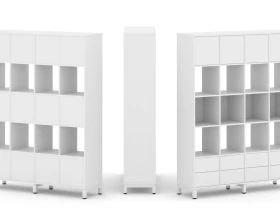 Набор стеллажа 1 сторон., 5 яр. 1488x400x1982 Стайл Проджект / Style Project images