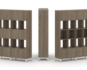 Набор стеллажа 1 сторон., 5 яр. 1488x400x1982 Стайл Проджект / Style Project images