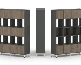Набор стеллажа 1 сторон., 5 яр. 1488x400x1982 Стайл Проджект / Style Project images