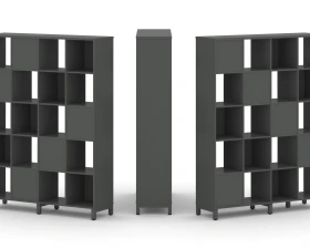 Набор стеллажа 2-х сторон., 5 яр. 1488x400x1982 Стайл Проджект / Style Project images