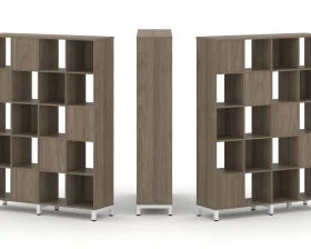 Набор стеллажа 2-х сторон., 5 яр. 1488x400x1982 Стайл Проджект / Style Project images