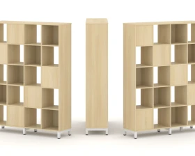 Набор стеллажа 2-х сторон., 5 яр. 1488x400x1982 Стайл Проджект / Style Project images