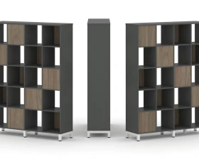 Набор стеллажа 2-х сторон., 5 яр. 1488x400x1982 Стайл Проджект / Style Project images