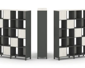 Набор стеллажа 2-х сторон., 5 яр. 1488x400x1982 Стайл Проджект / Style Project images