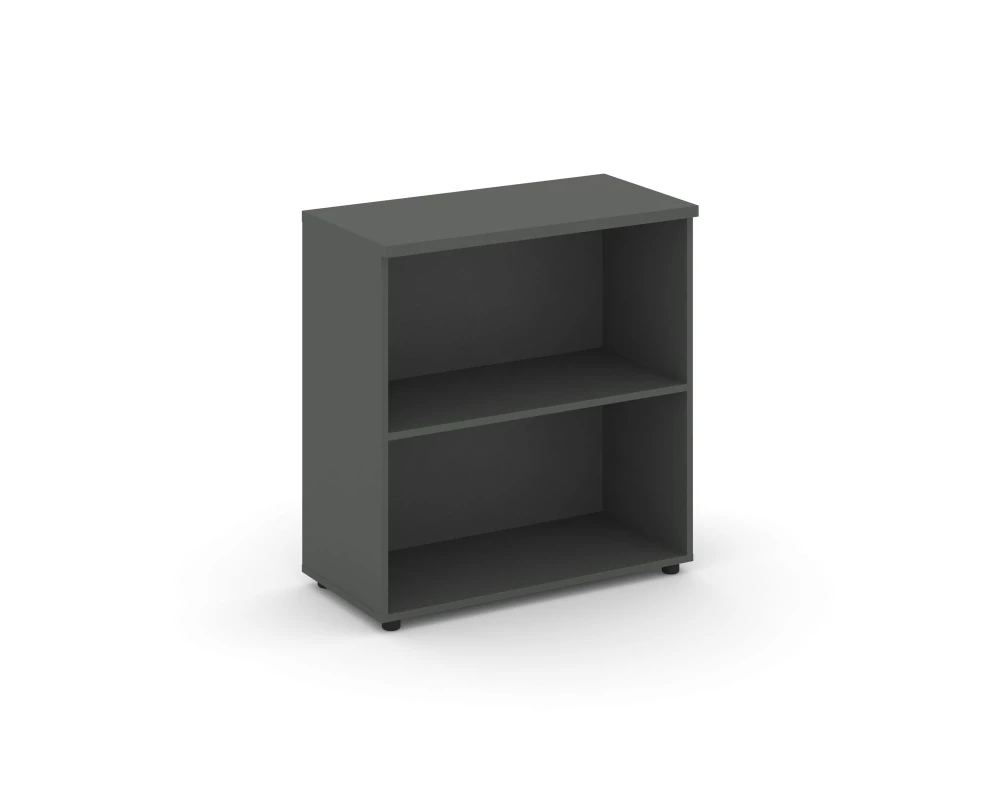 Стеллаж низкий широкий 796x400x833 зад. стенка HDF Стайл Проджект / Style Project