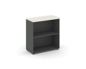 Стеллаж низкий широкий 796x400x833 зад. стенка HDF Стайл Проджект / Style Project images