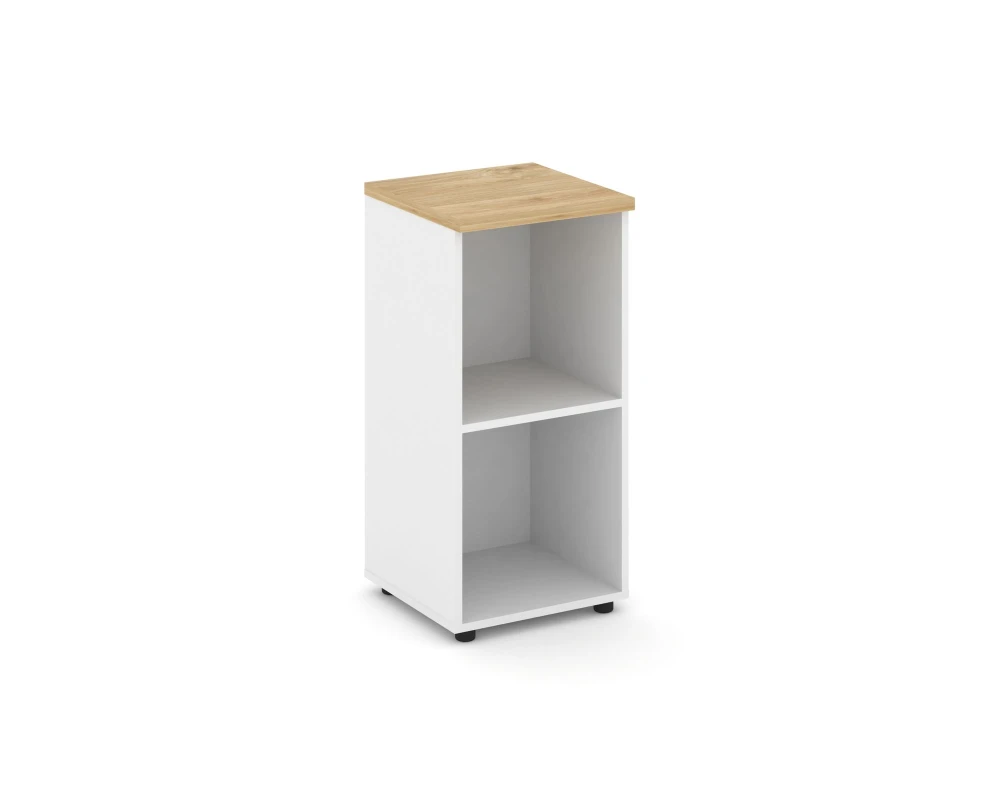 Стеллаж низкий узкий 400x400x833 зад. стенка HDF Стайл Проджект / Style Project