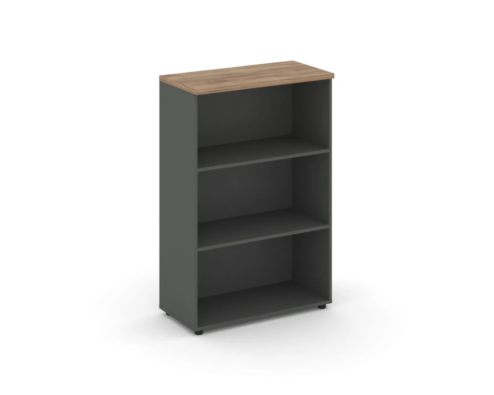 Стеллаж средний широкий 796x400x1203 зад. стенка HDF Стайл Проджект / Style Project