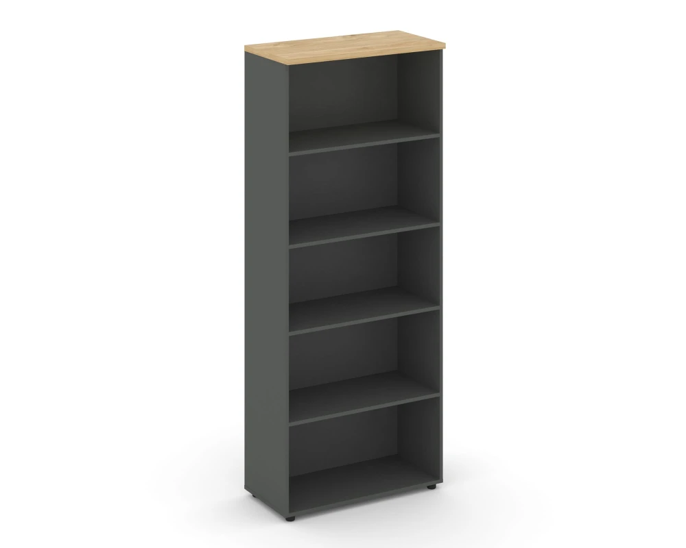 Стеллаж высокий широкий 796x400x1982 зад. стенка HDF Стайл Проджект / Style Project