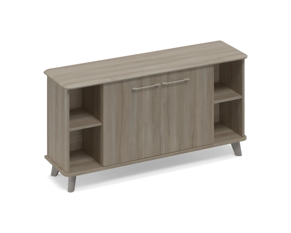 Шкаф низкий полузакрытый греденция 150x44x87,2 Time Metal