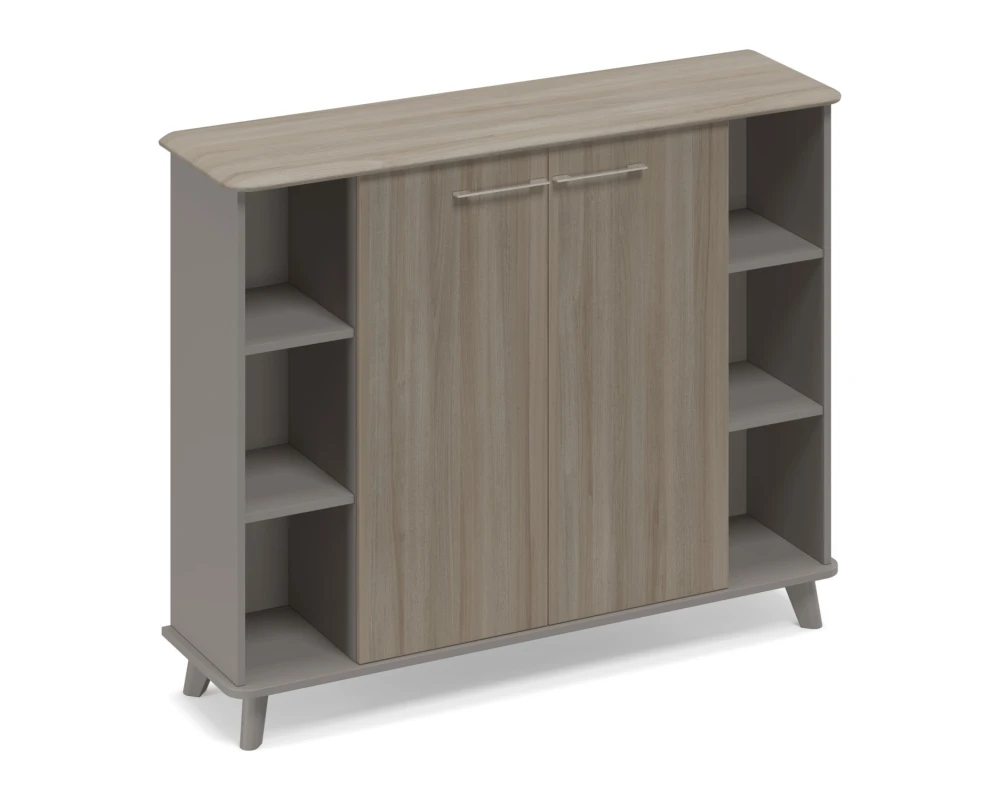 Шкаф средний полузакрытый греденция 150x44x122,4 Time Metal