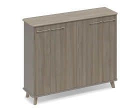 Шкаф средний закрытый греденция 150x44x122,4 Time Wood images