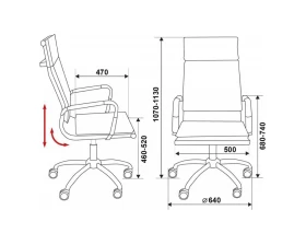Кресло Бюрократ CH-993 Сетка images