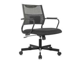 Кресло Бюрократ CH Баланс Лоу / Balance-Low Сетка/ Ткань, Черный images