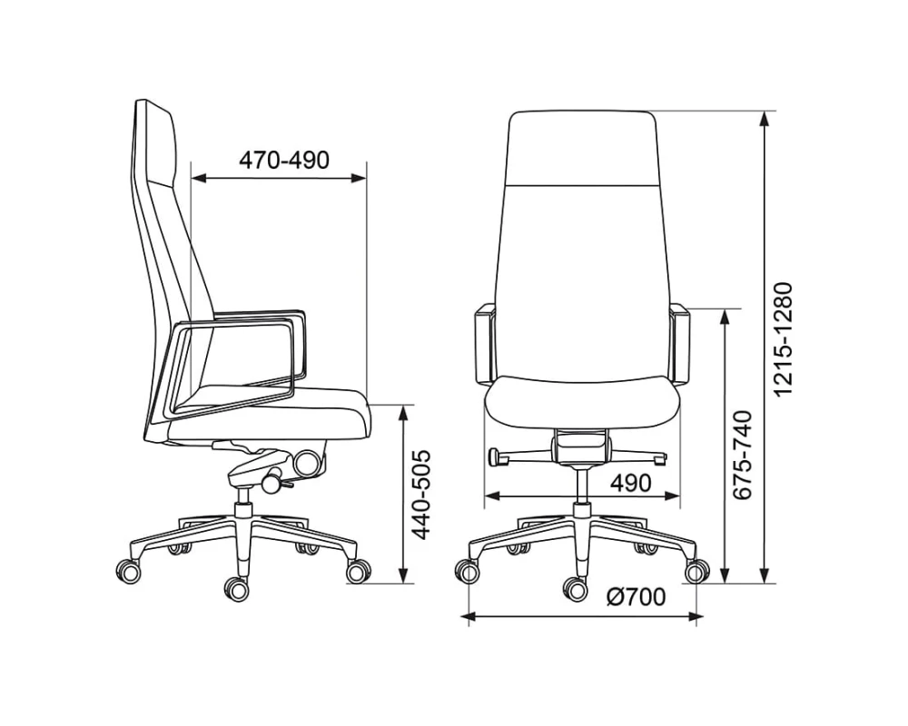 Кресло Бюрократ ДЖОНС / JONS
