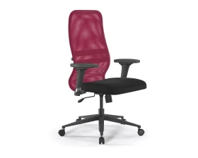 Кресло ErgoLife S 8 B2-8D M09.B11.G19.W02 Сетка/Ткань, Красный/Черный images