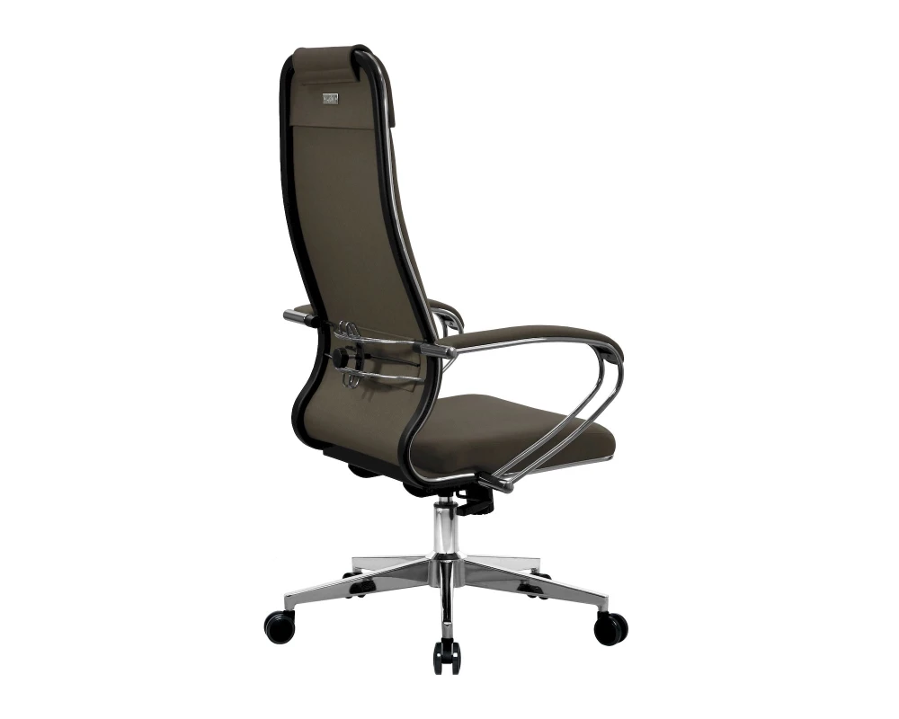 Кресло МЕТТА B 1m 32PF подл.127/осн.004 Ткань, Коричневый