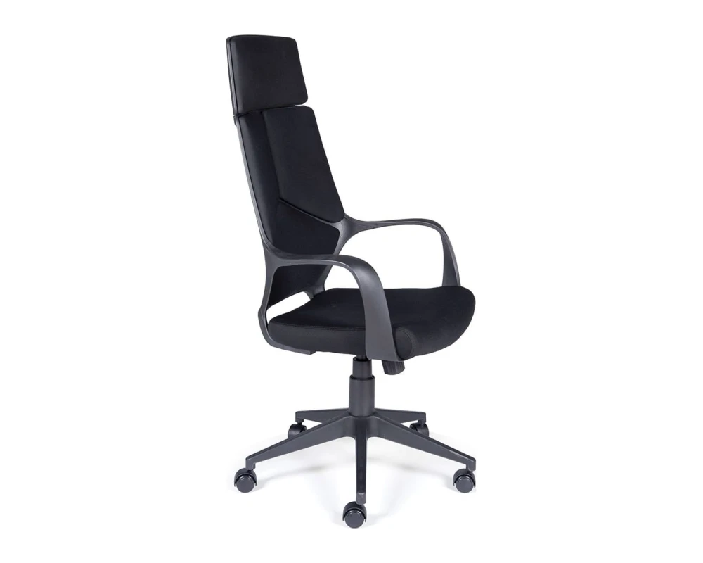 Кресло руководителя Norden Айкью / IQ черный пластик Ткань, Черный
