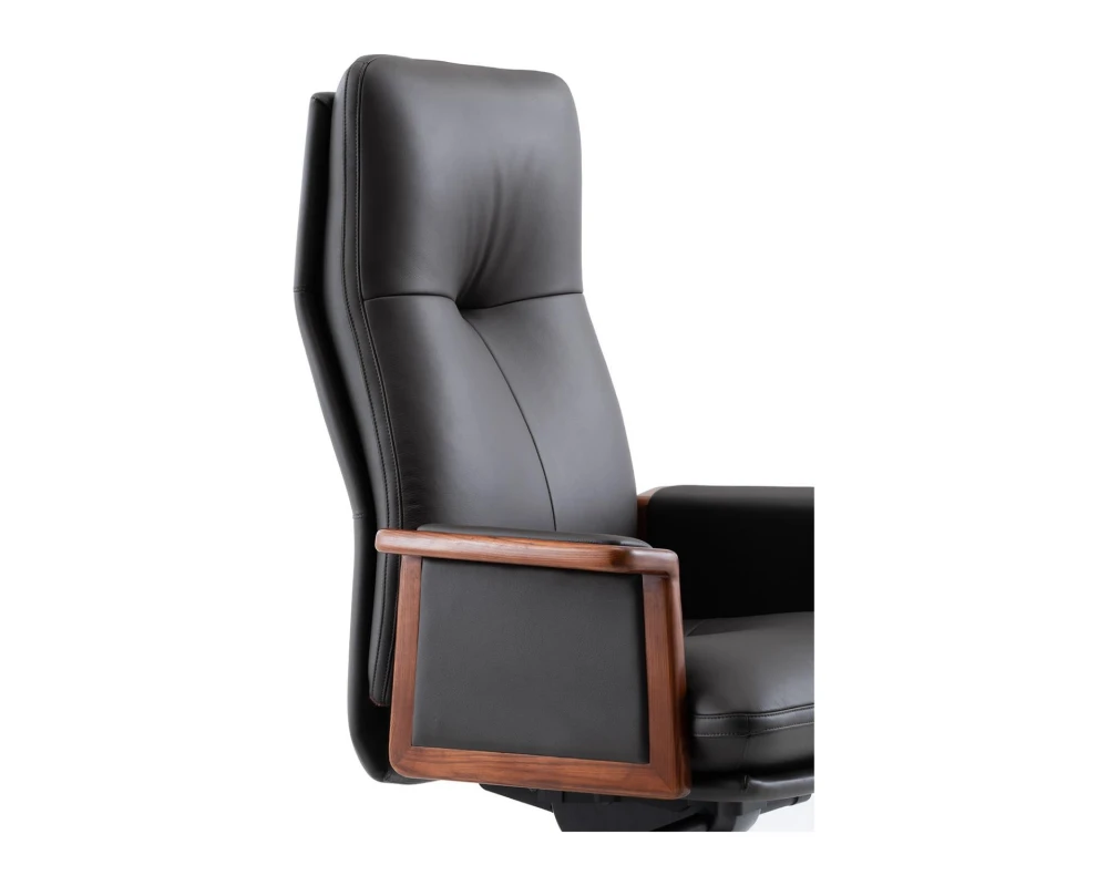 Кресло Norden Вивальди  / Vivaldi Натуральная кожа, Черный