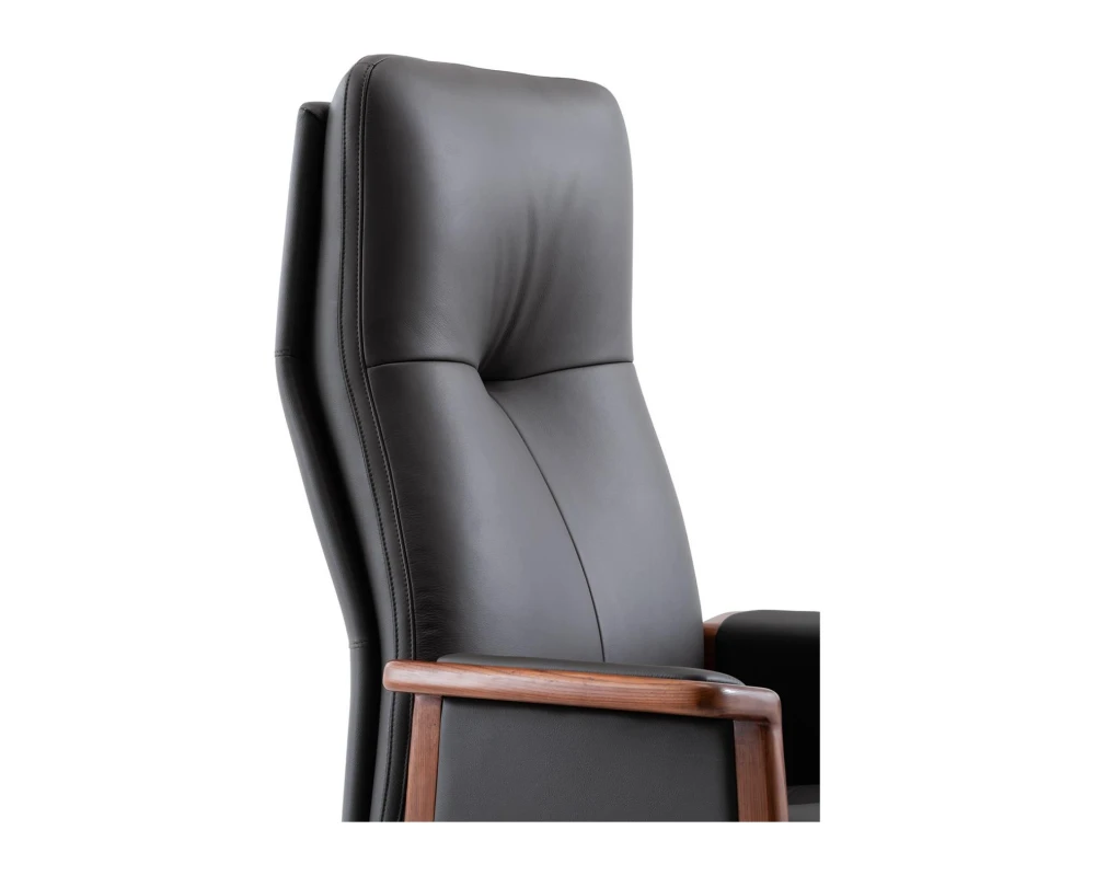 Кресло Norden Вивальди  / Vivaldi Натуральная кожа, Черный