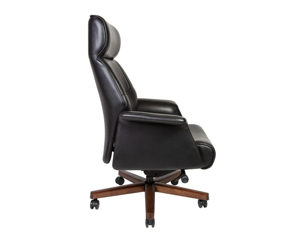 Кресло Norden Вагнер Натуральная кожа, Черный